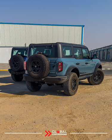 Ford Bronco and Raptor in Right Hand Drive