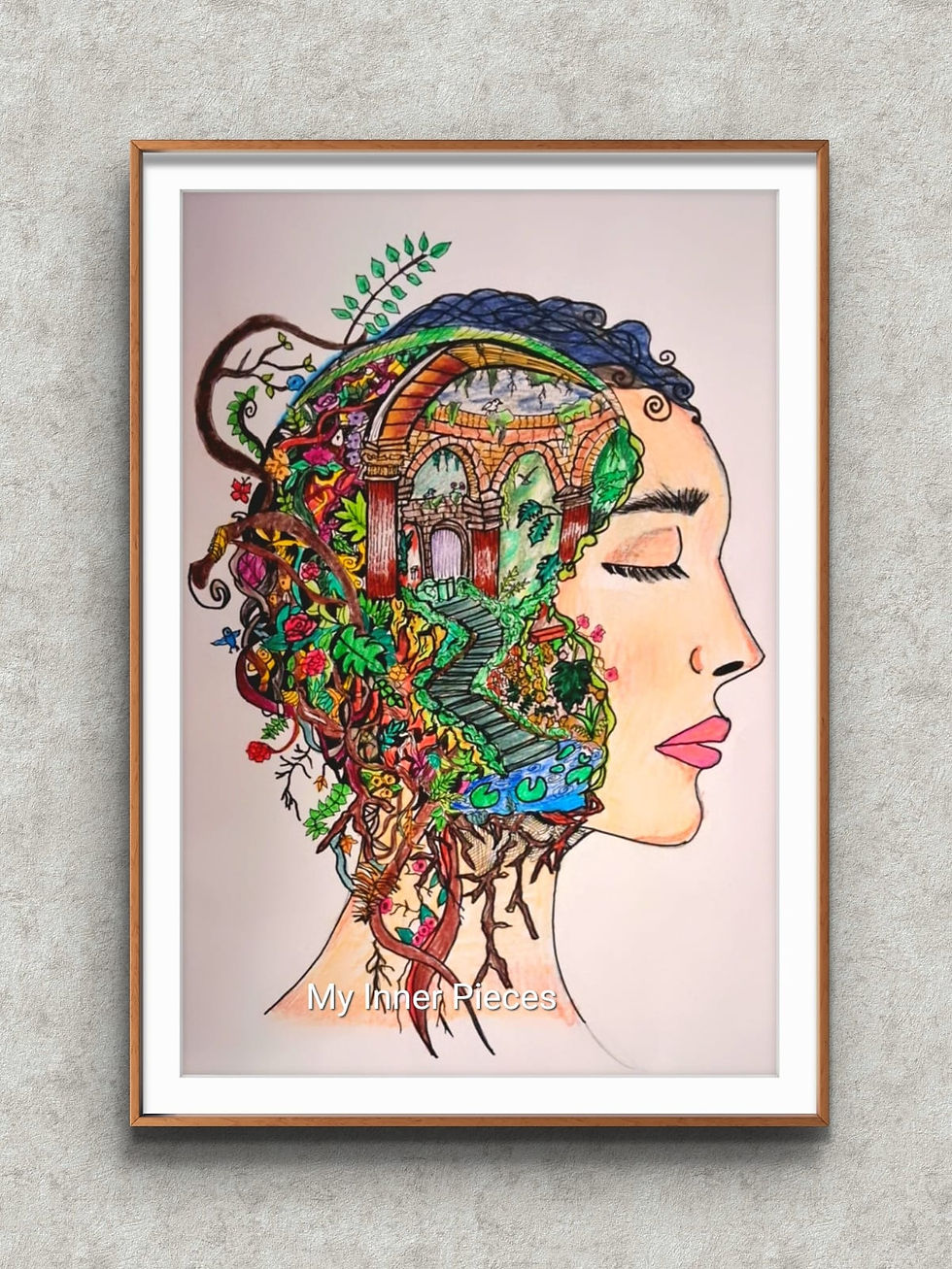 My inner sanctuary framed