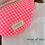 Miniature : sac banane vichy rose fluo - fait main en France - personnalisable