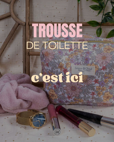 trousse de toilette - vacances - trousse à maquillage - trousse de sac à langer