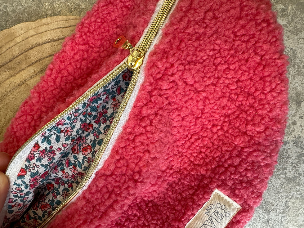 Sac Banane - Teddy Rose - Taille S -