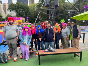 Last night Cauldwell Wingate had a blast at the Roller Disco at Wollman’s Rink!