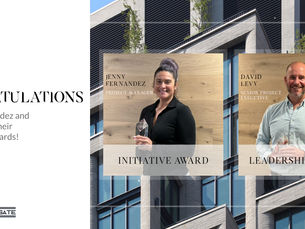 Congratulations to David Levy for earning this quarter’s Leadership Recognition Award as well as Jenny Fernandez for earning the Initiative Recognition Award