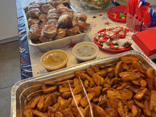 Memorial Day BBQ lunch in the office is always a hit!