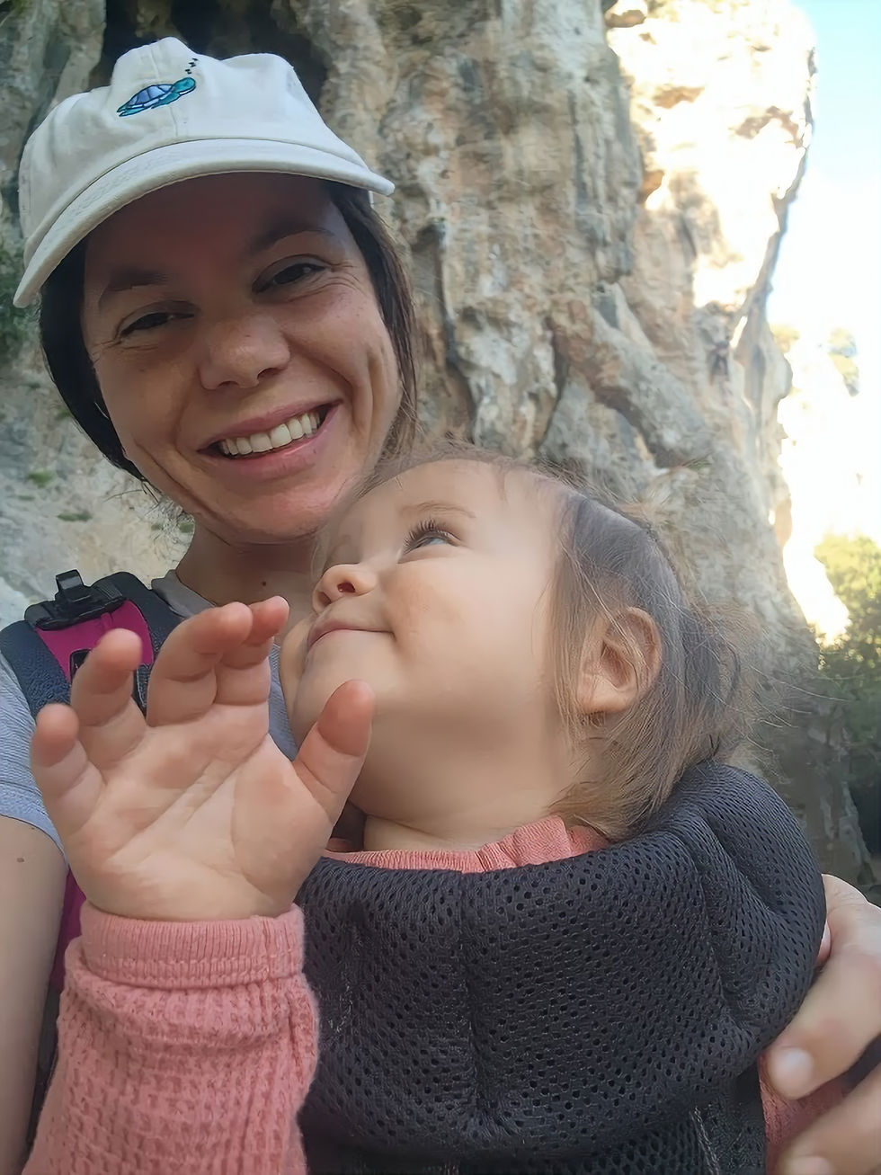 mum and daughter smiling