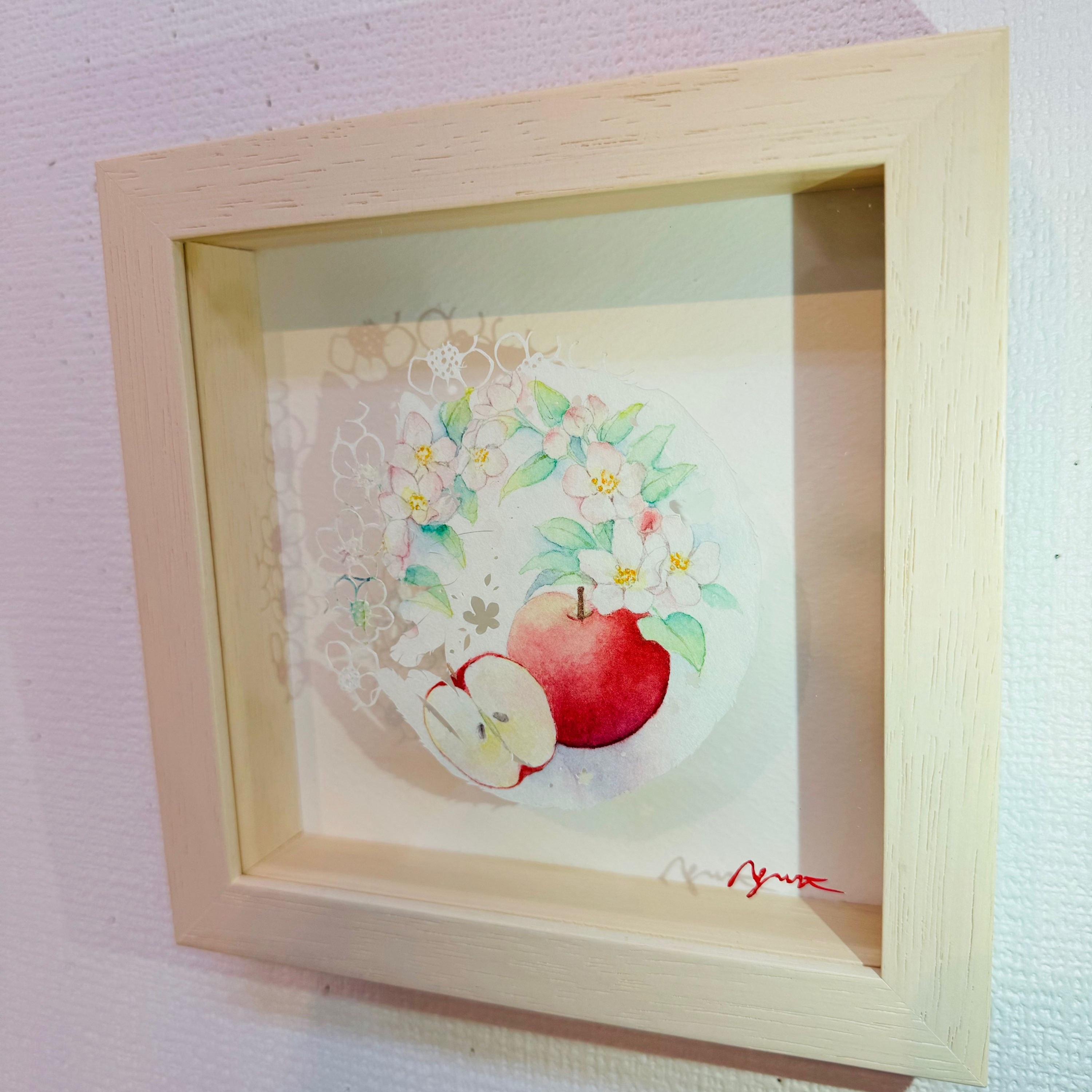 椿あぐり「ねこちゃんとりんご」