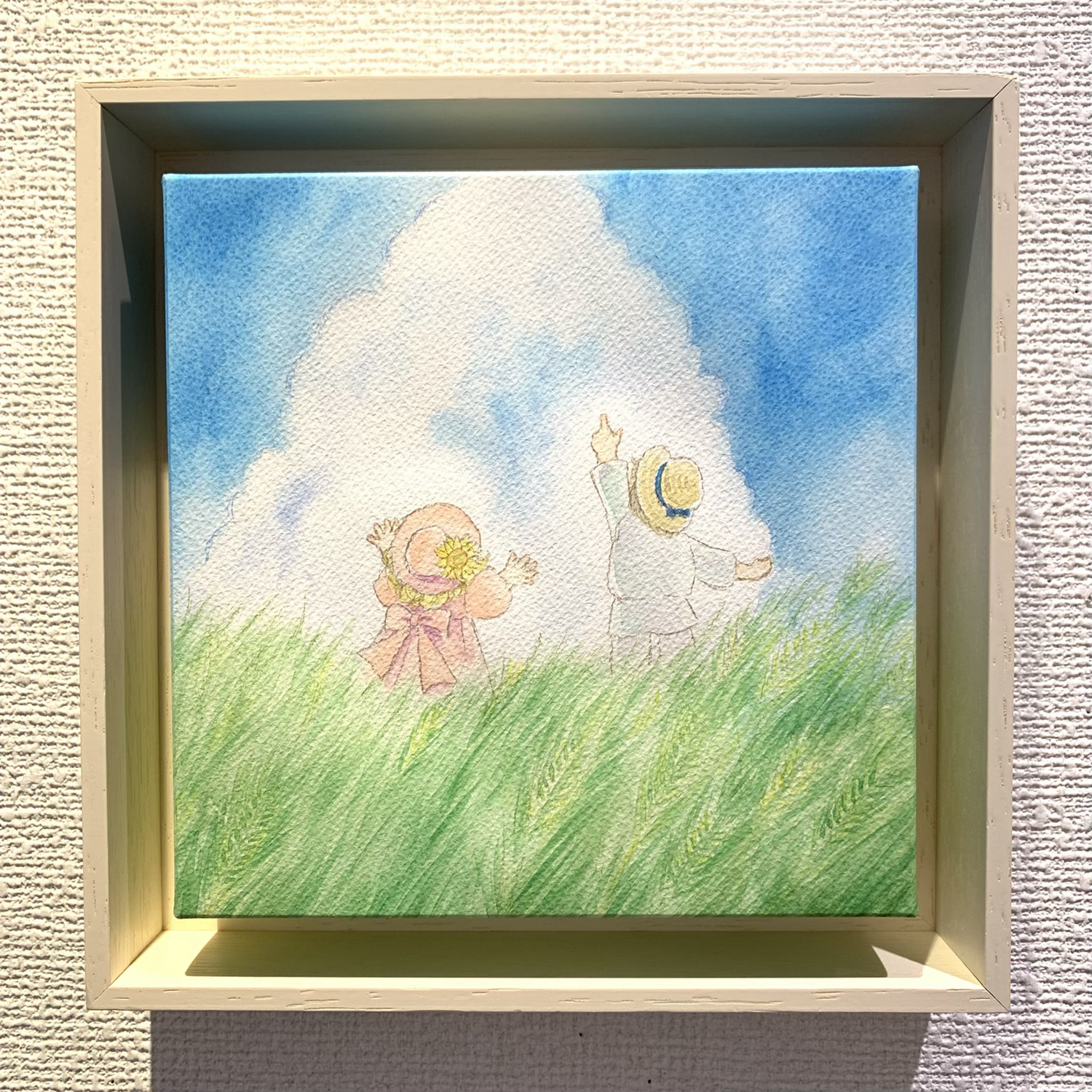 はやしみほこ 作「空を見上げて」