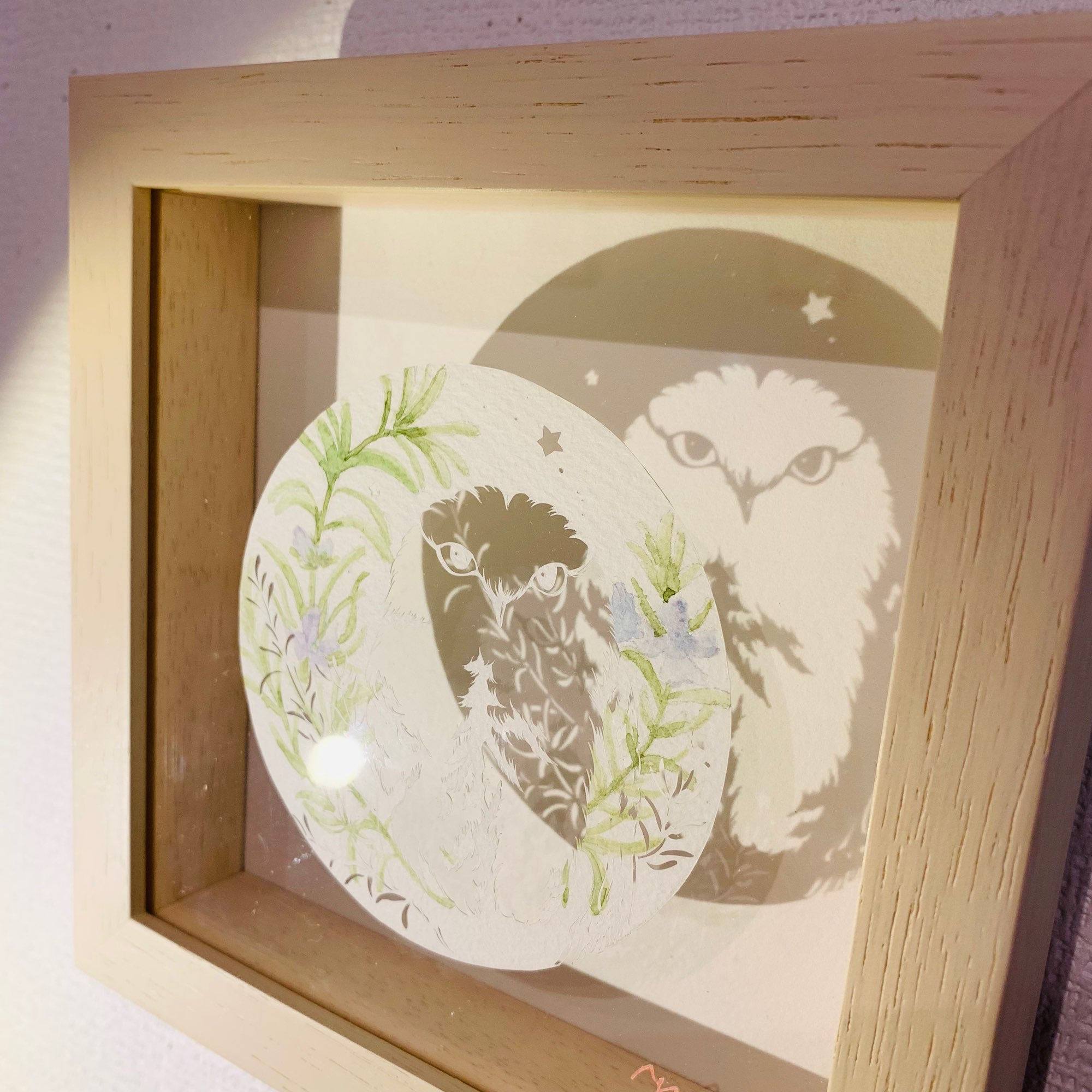 椿あぐり「白ふくろうとローズマリー」