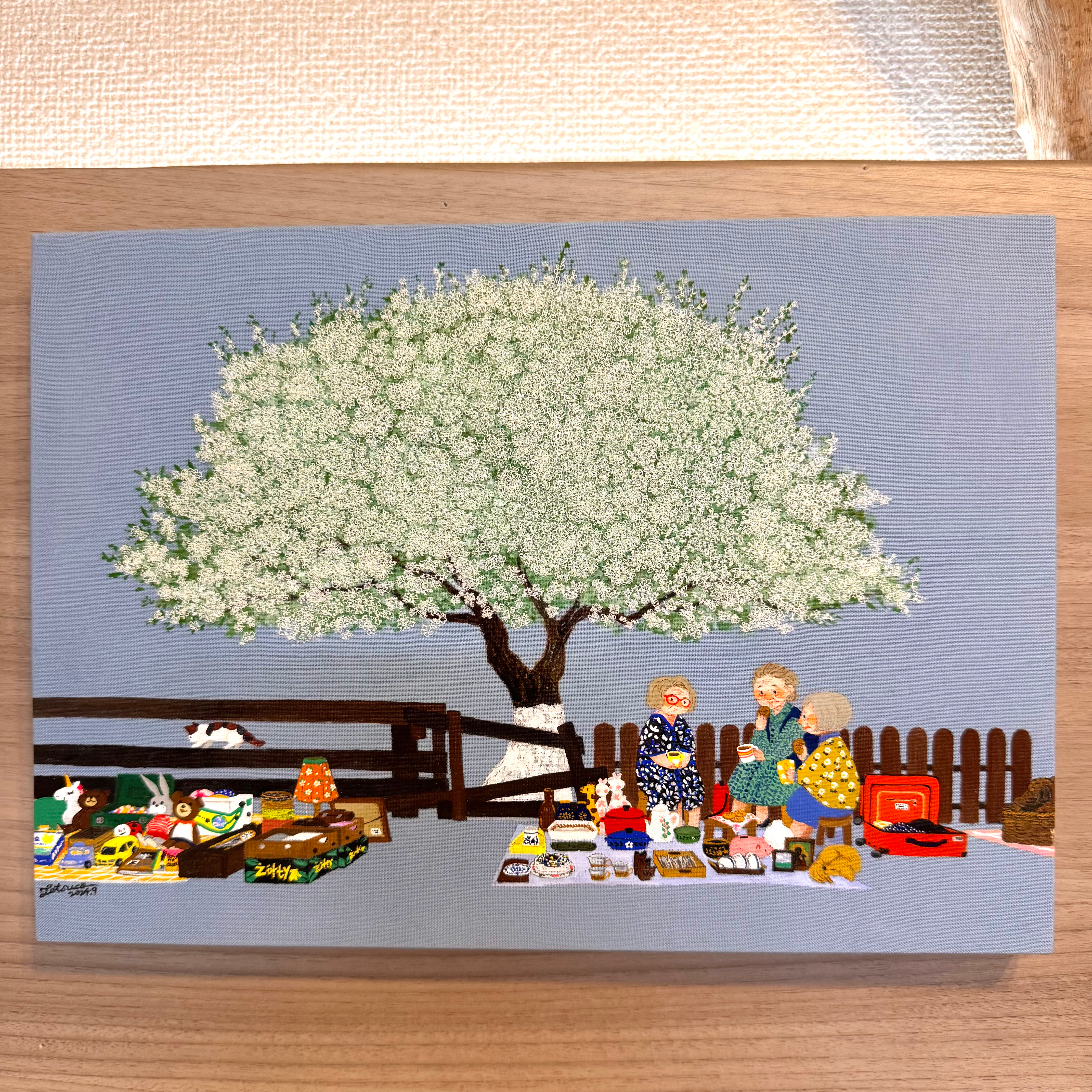 てつ子「初夏の蚤の市」