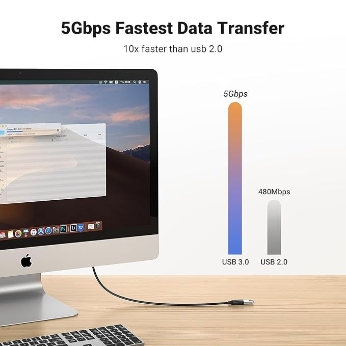 Thumbnail: UGREEN USB 3.0 Extension Male Cable