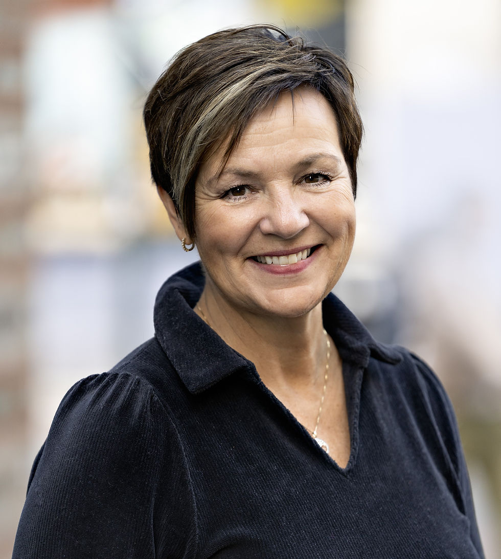 En fornøyd daglig leder, Anne Tingelstad Wøien. Foto: Svein Finneide