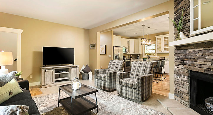 Lazy boy sofa and recliners in the Cypress living room