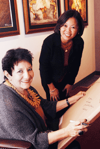 Graciela Rodo Boulanger with Grace Huey