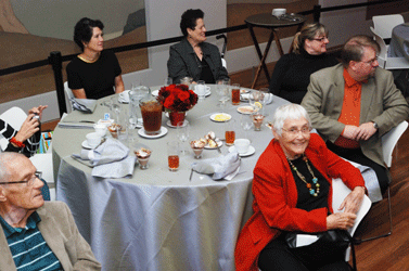Searles and Collerflowers at Luncheon at the deYoung Museum 10-16-2010
