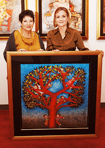 Graciela Rodo Boulanger with Les Arbre des Enfants