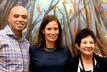 Graciela Rodo Boulanger with Hany and Mary Nada 2015