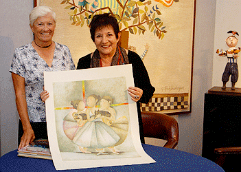 Rodo Boulanger with Petit rats litho