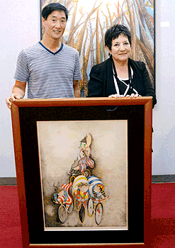 GRB with bicycle litho and client
