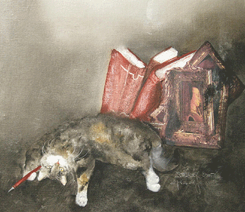 Moser Cat and the  Pen