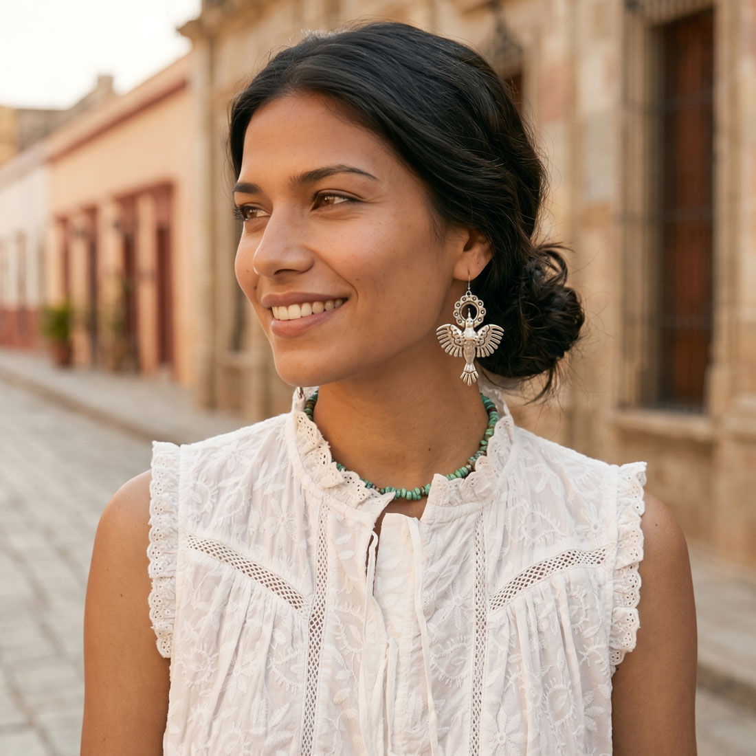 Water Bird Earring