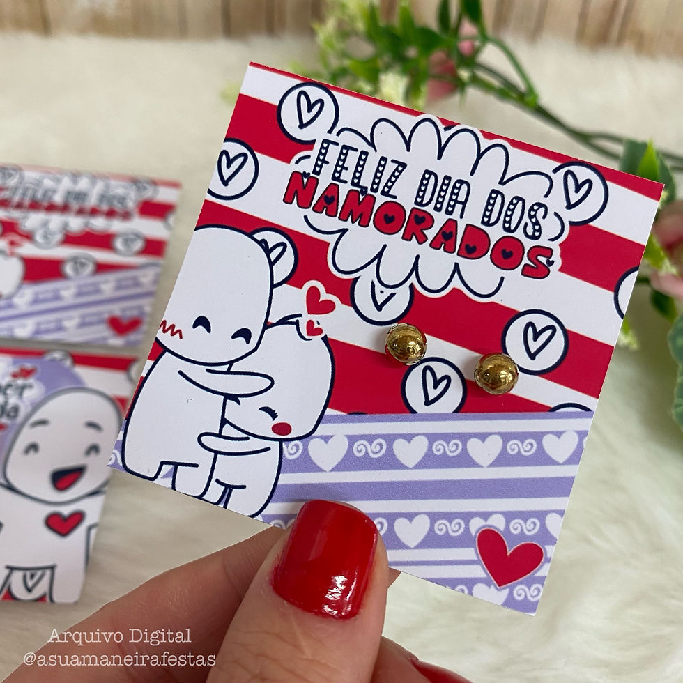 Miniatura: Card para Brinco - (Dia dos Namorados) - Arquivo Digital
