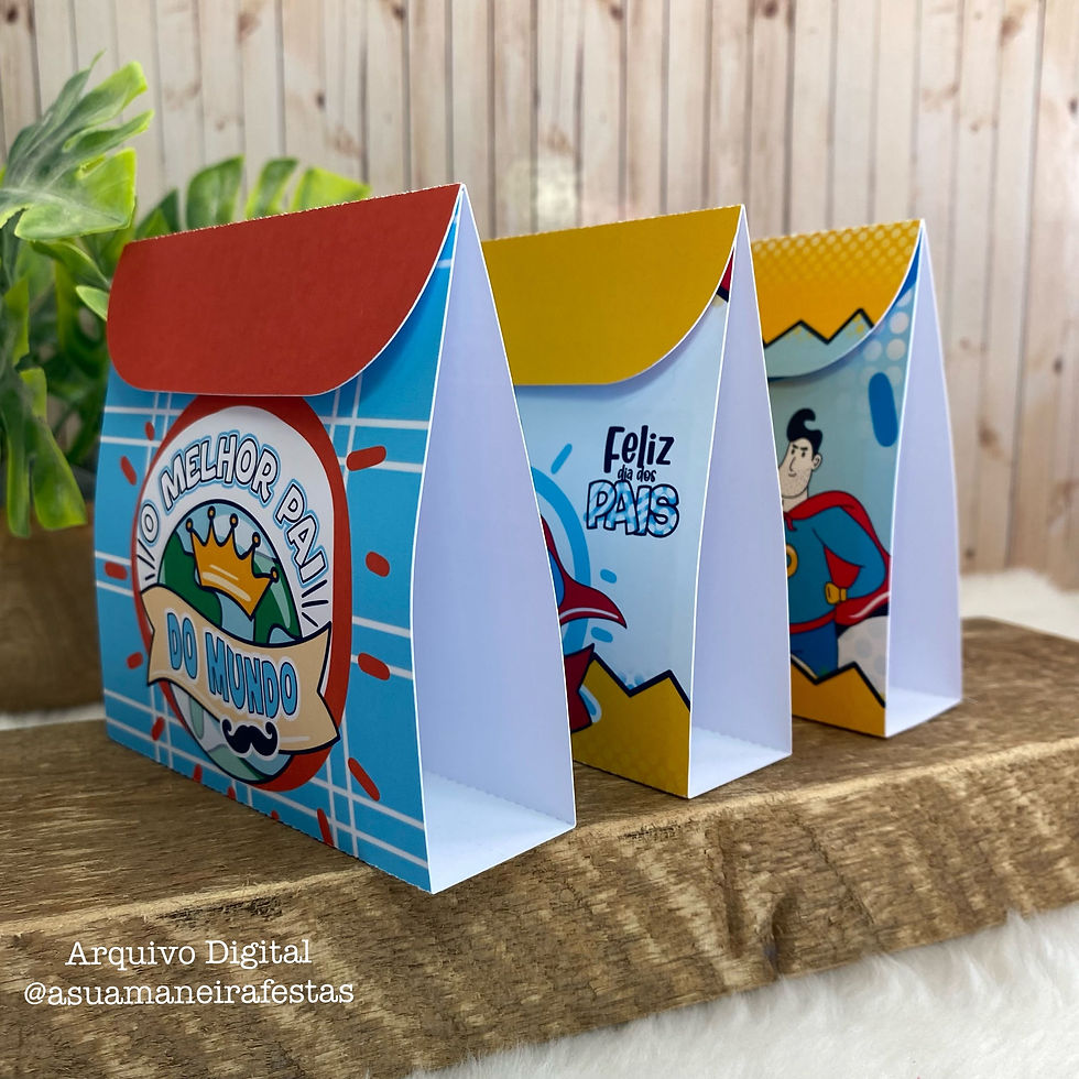 Miniatura: Envelope para Doces - (Dia dos Pais) - Arquivo Digital