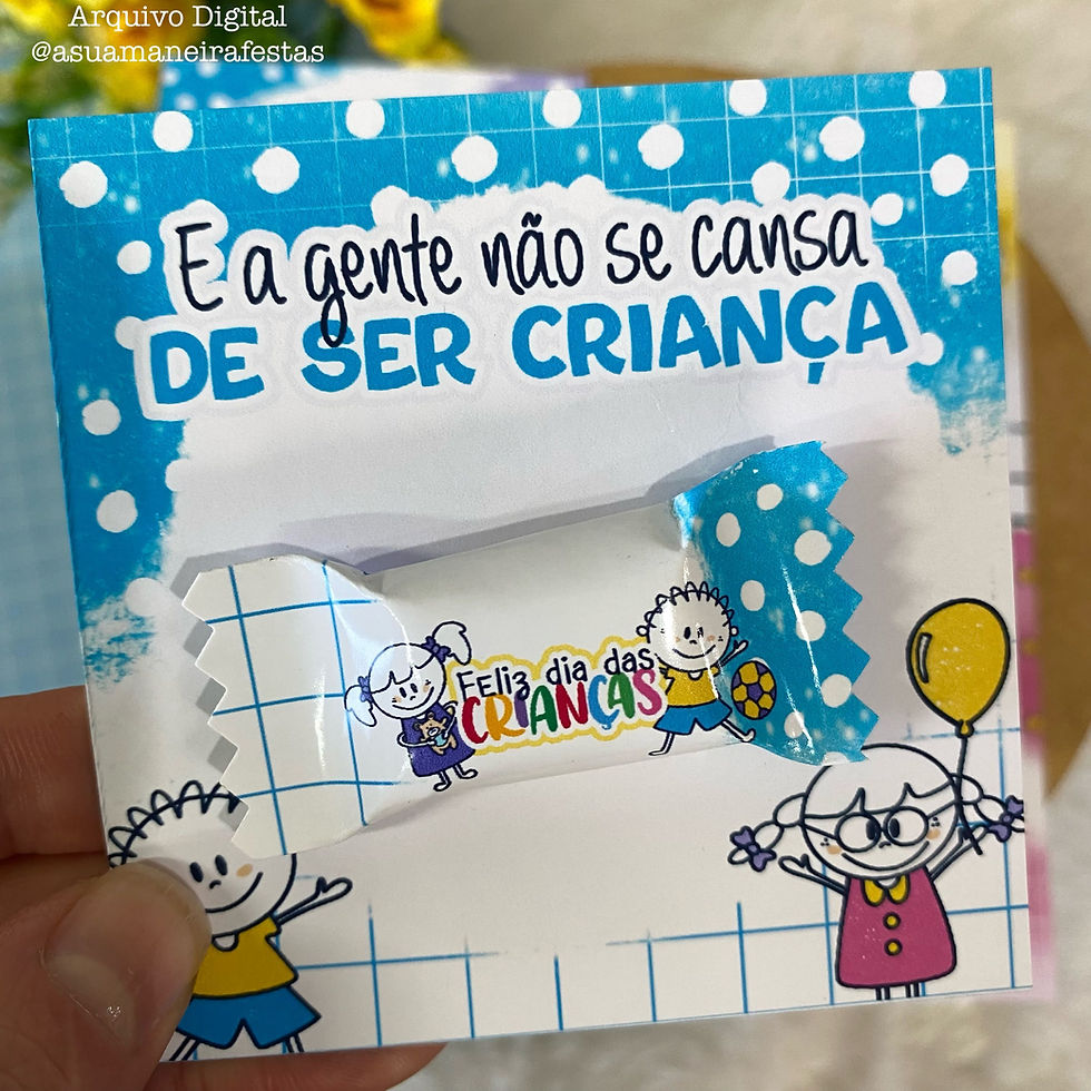 Miniatura: KIT - Balinhas e Cards - (Dia das Crianças) - Arquivo Digital
