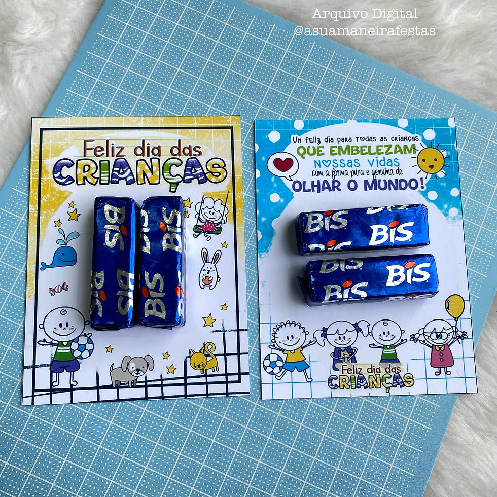 Miniatura: Cards Mimos - (Dia das Crianças) - Arquivo Digital