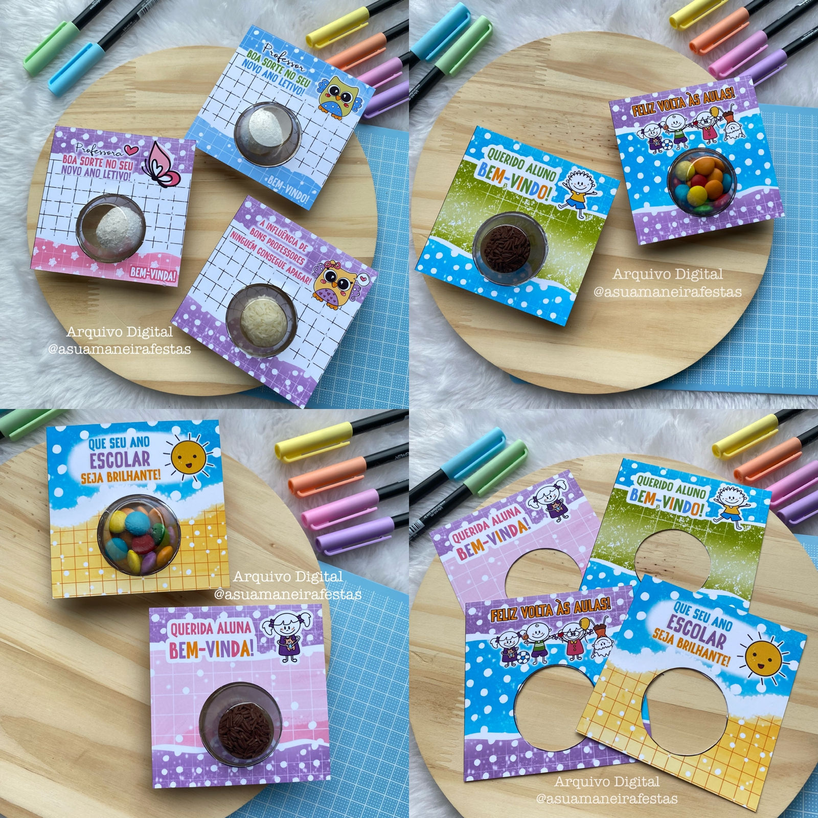 Cartão l Blister - (Volta as Aulas - 2023) - Arquivo Digital