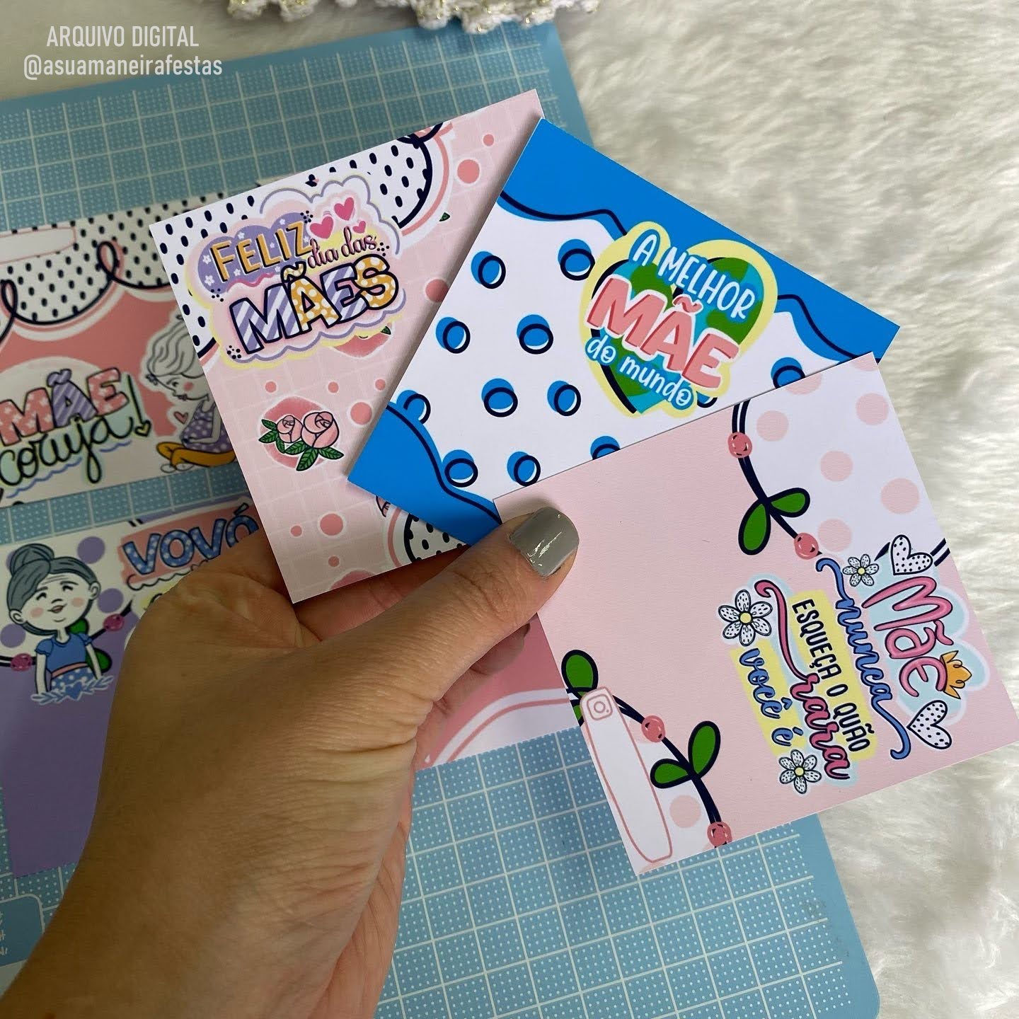 Card Balinhas - (Dia das Mães)