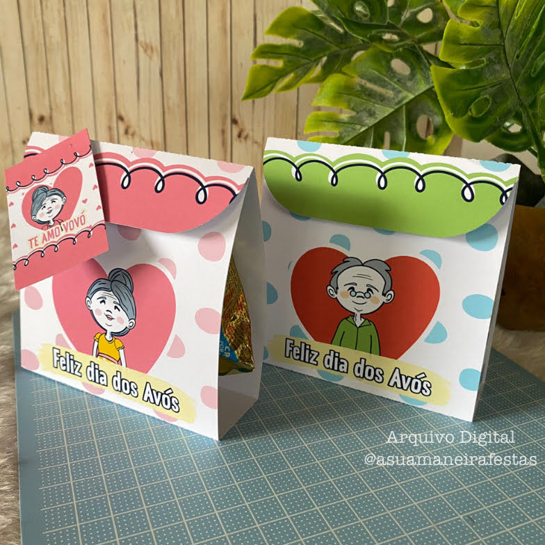 Miniatura: Envelope para Doces - (Dia dos Avós) - Arquivo Digital