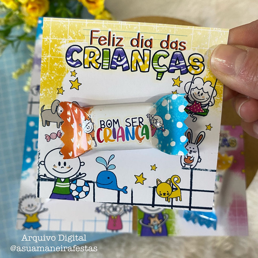 Miniatura: KIT - Balinhas e Cards - (Dia das Crianças) - Arquivo Digital