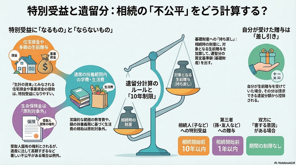 生前贈与と遺留分の関係|いつの贈与が対象?計算への影響と注意点を弁護士が解説