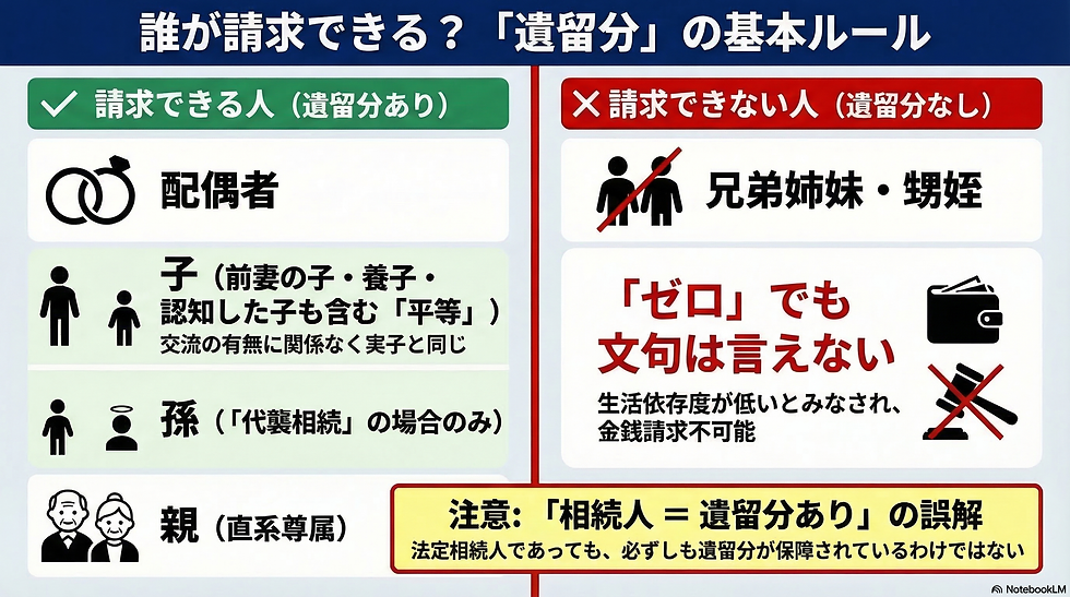 兄弟姉妹には遺留分がない|請求されても断れる理由と4つの対処法を弁護士が解説