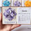 Thumbnail: Calendário de mesa c/ origami II - Mandala