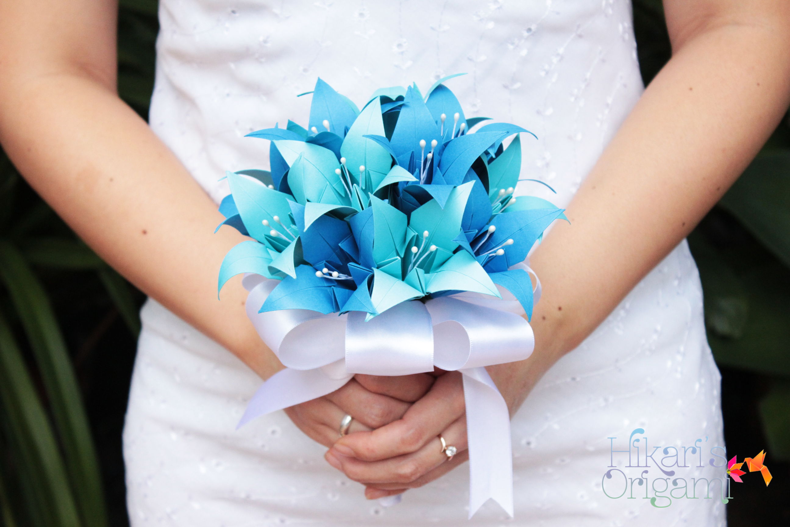 Buquê de Origami - Lírios I {madrinha}