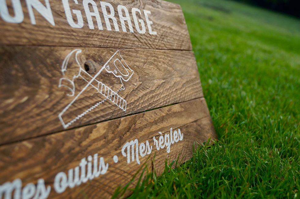 Miniature : Pancarte "Mon garage. Mes outils..."