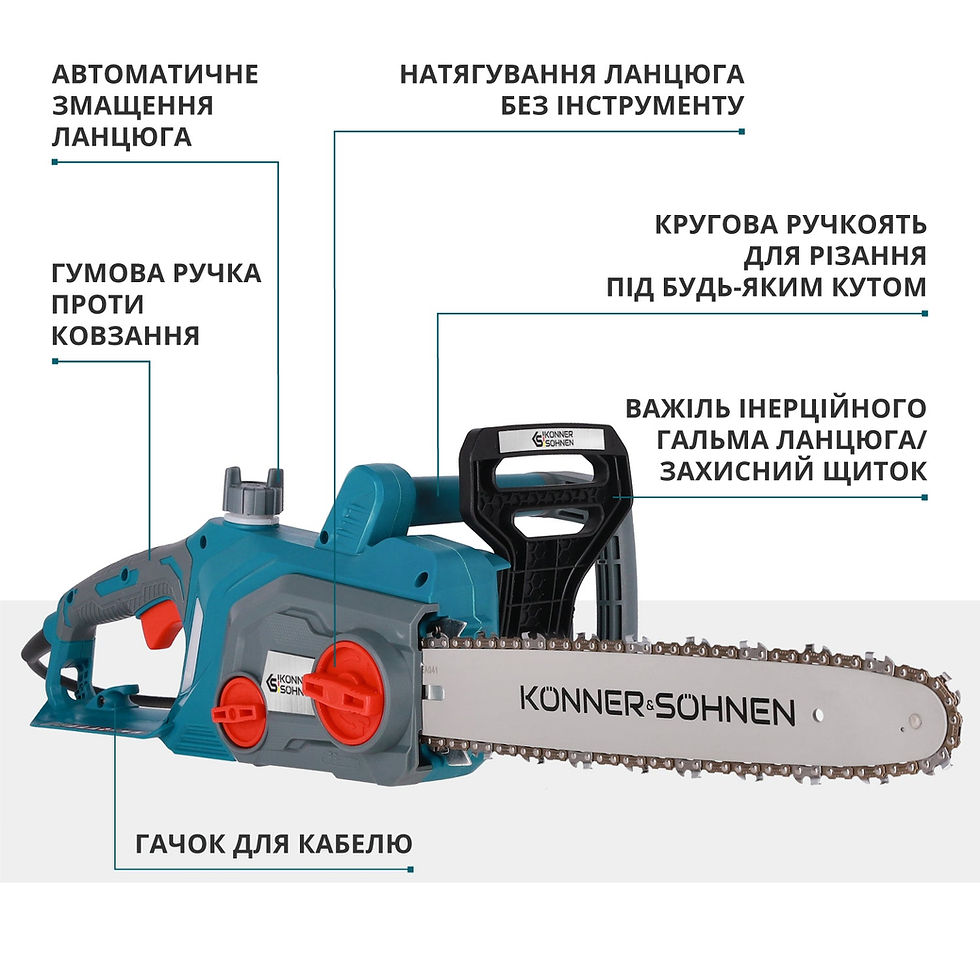 Прев'ю: Електрична ланцюгова пила KS CS1800-14