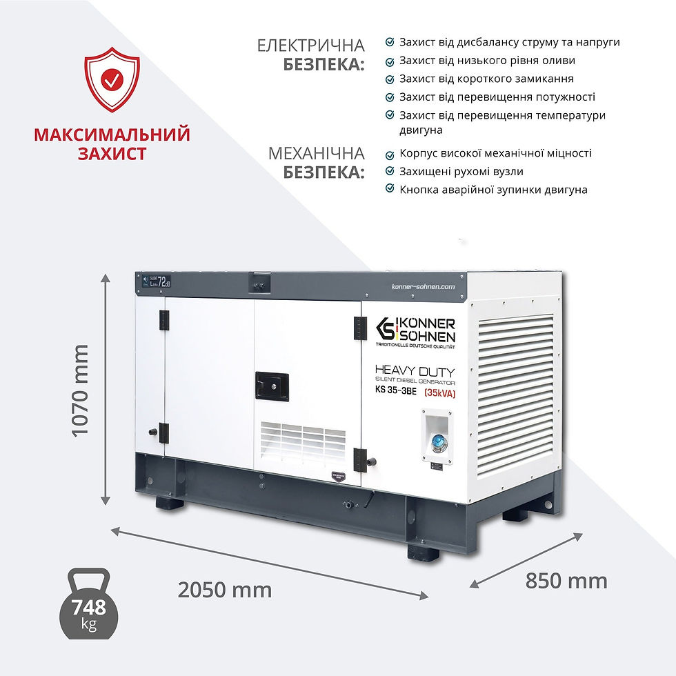 Прев'ю: Дизельна трифазна електростанція KS 35-3BE