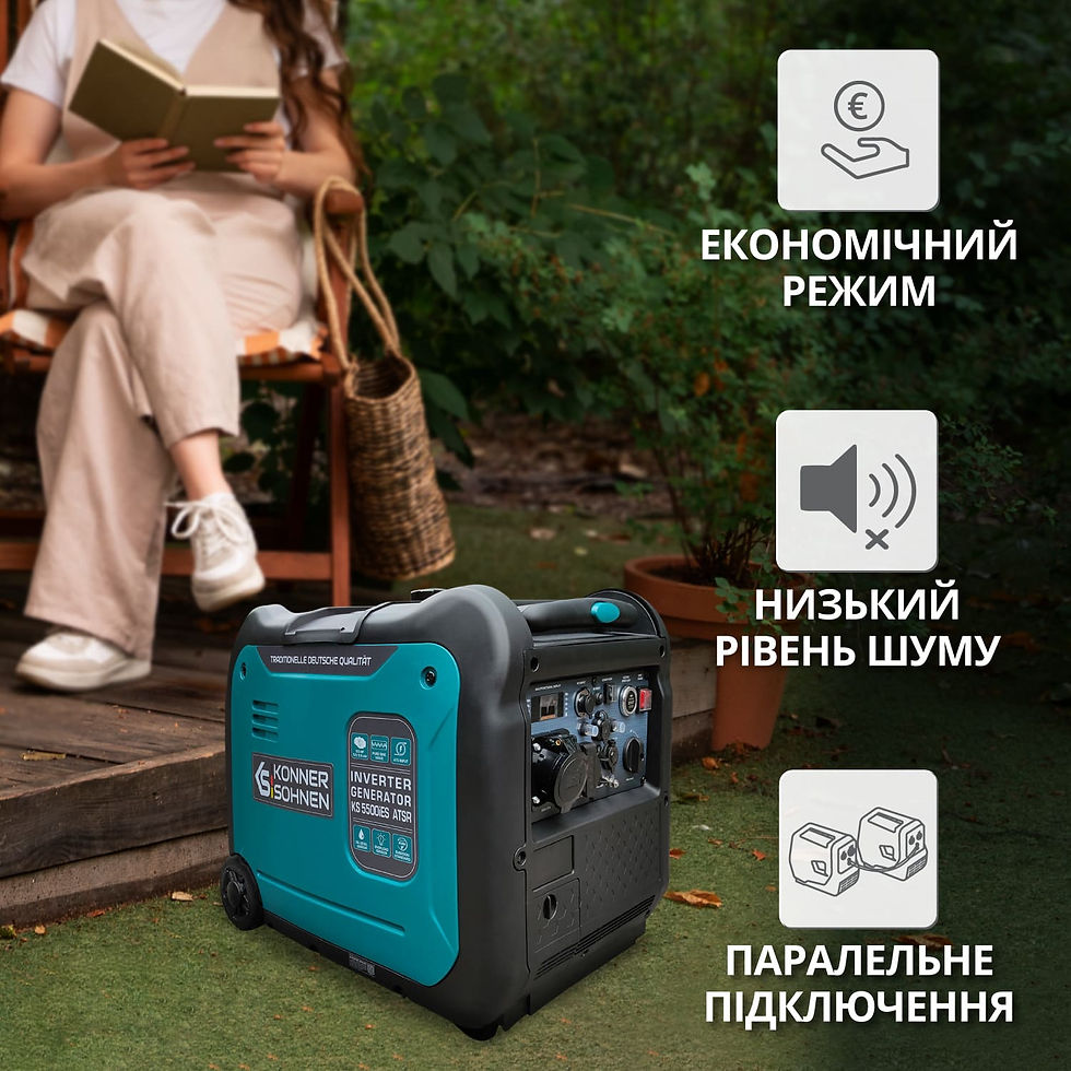 Прев'ю: Інверторний генератор KS 5500iES ATSR