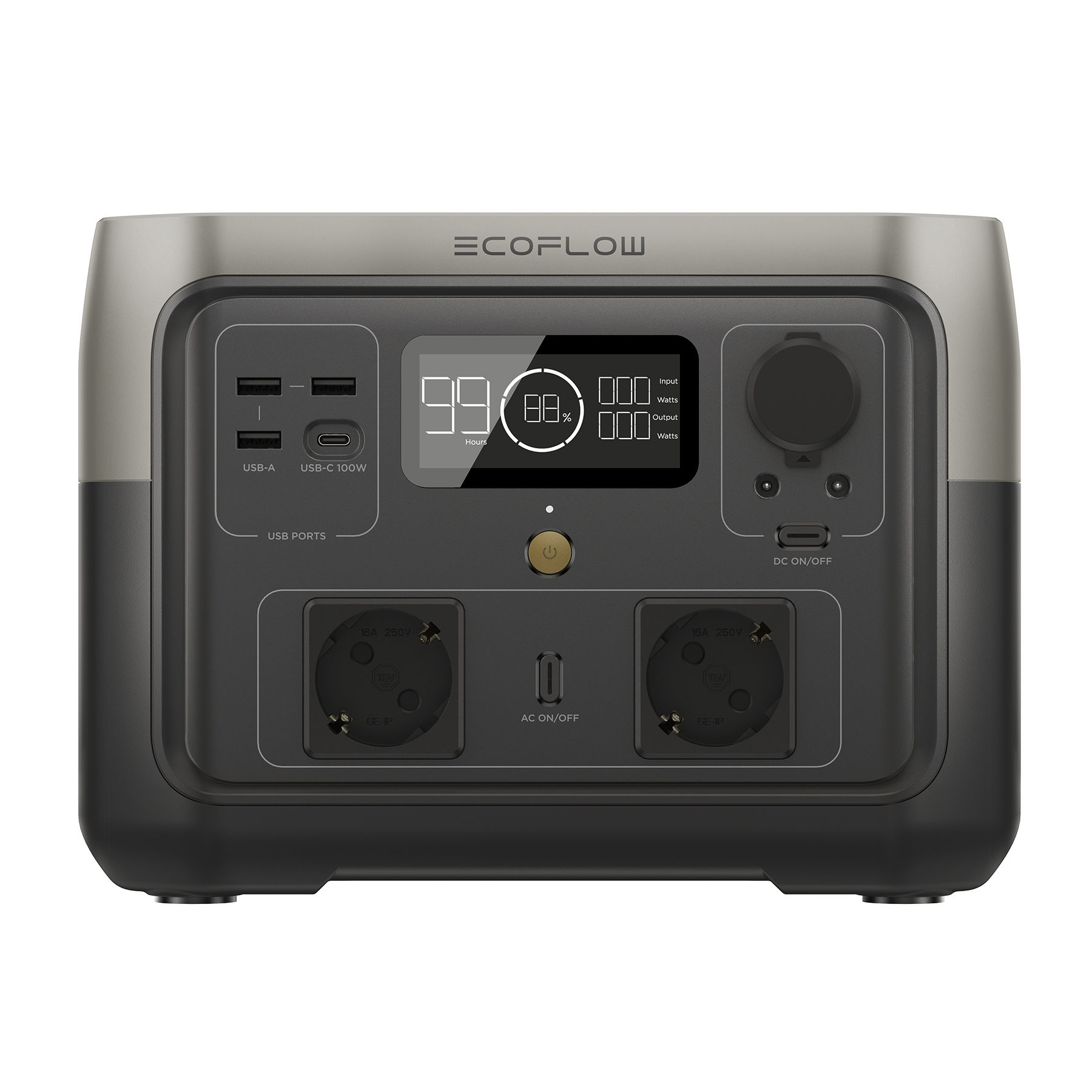 Зарядна станція EcoFlow RIVER 2 Max (512 Вт · год) - Switzerland Version