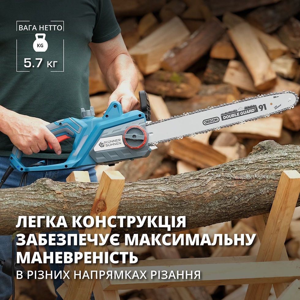 Прев'ю: Електрична ланцюгова пила KS CS2400-18