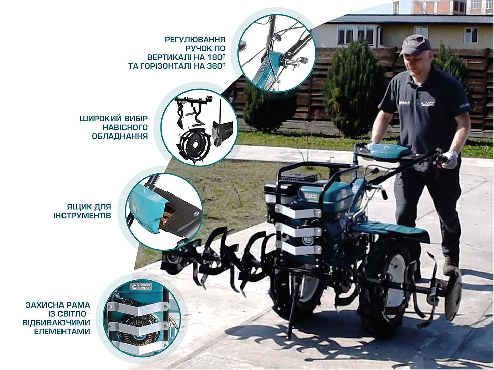 Прев'ю: Бензиновий культиватор KS 9HP-1350G-3 (500)
