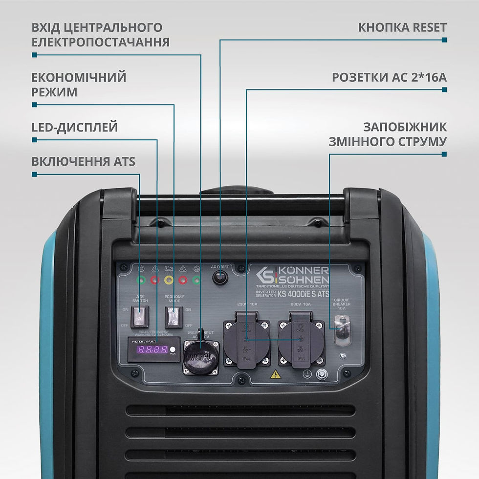 Прев'ю: Інверторний генератор KS 4000iE S ATS