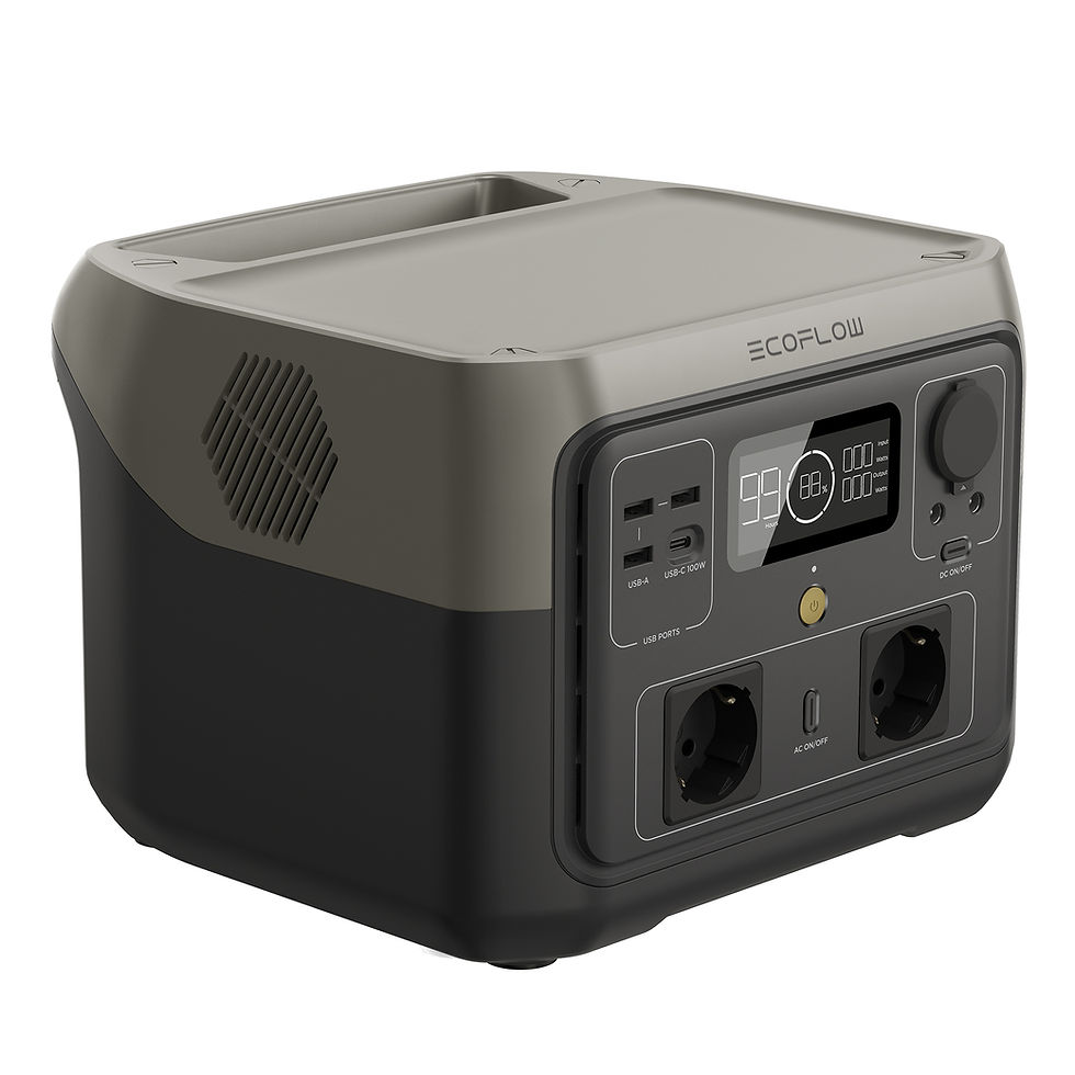 Прев'ю: Зарядна станція EcoFlow RIVER 2 Max (512 Вт · год) - Switzerland Version