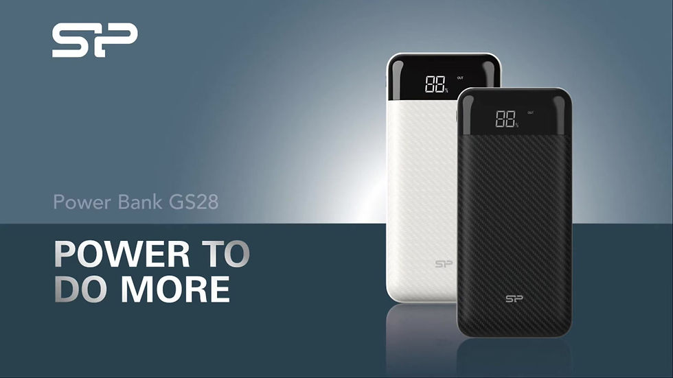Прев'ю: Silicon Power GS28 20000 mAh Black Чорний (SP20KMAPBKGS280K)