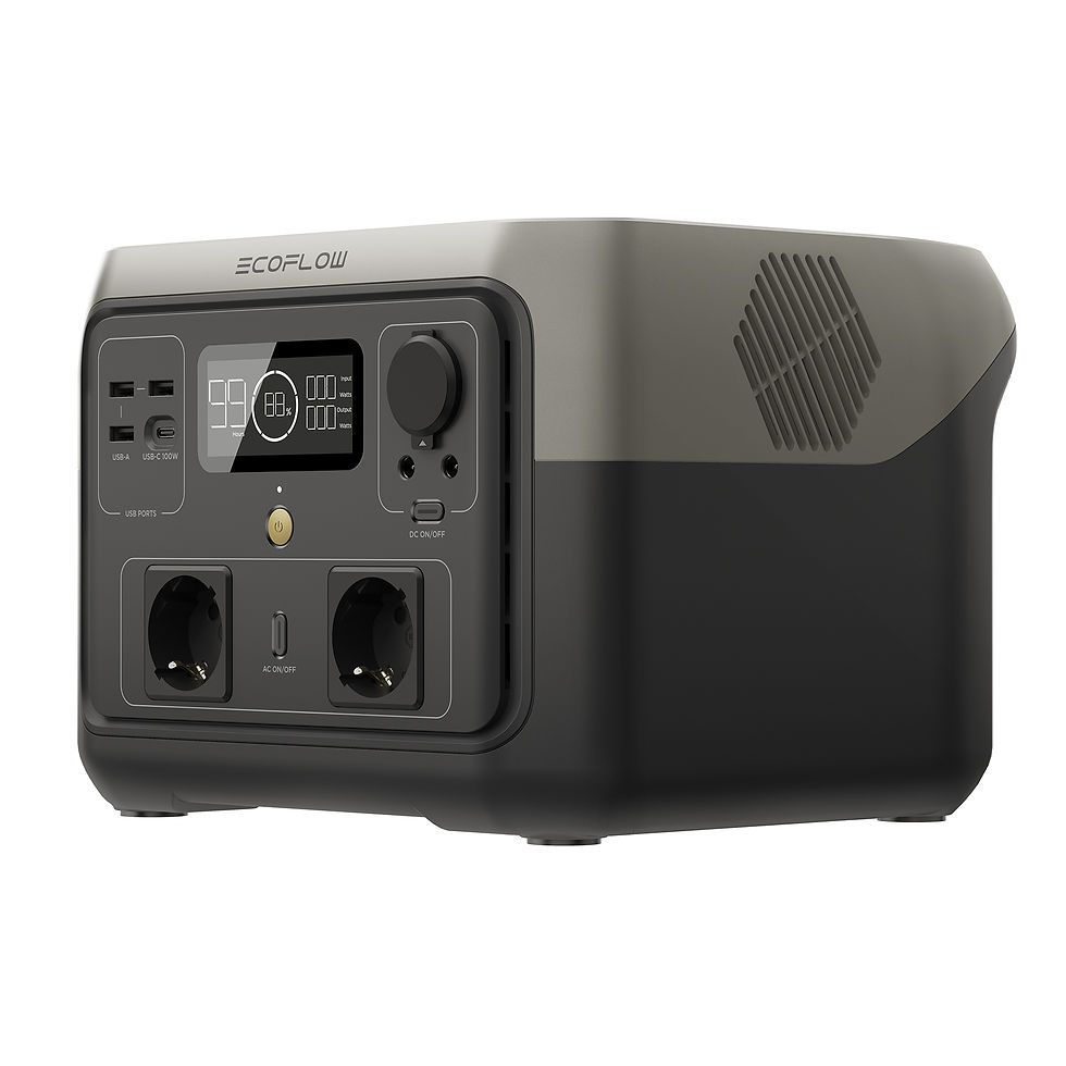 Прев'ю: Зарядна станція EcoFlow RIVER 2 Max (512 Вт · год) - Switzerland Version