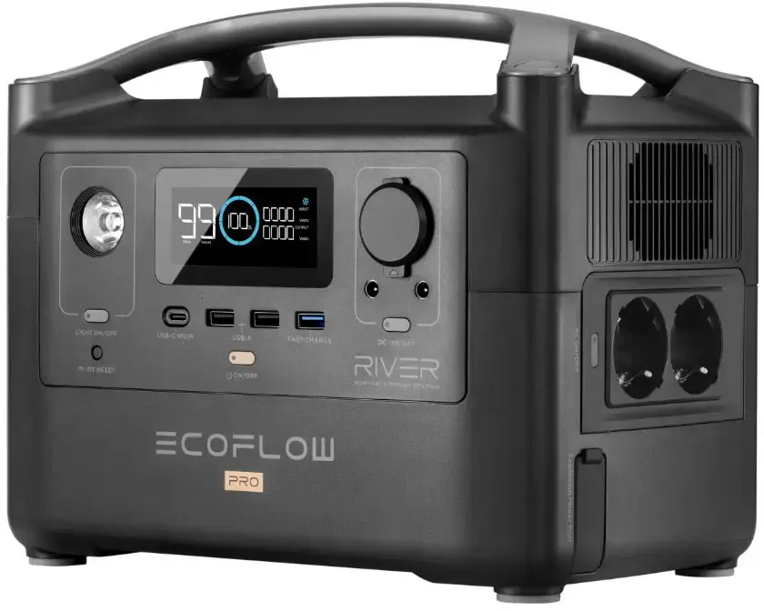 Прев'ю: Зарядна станція EcoFlow RIVER Pro (720 Вт·г)