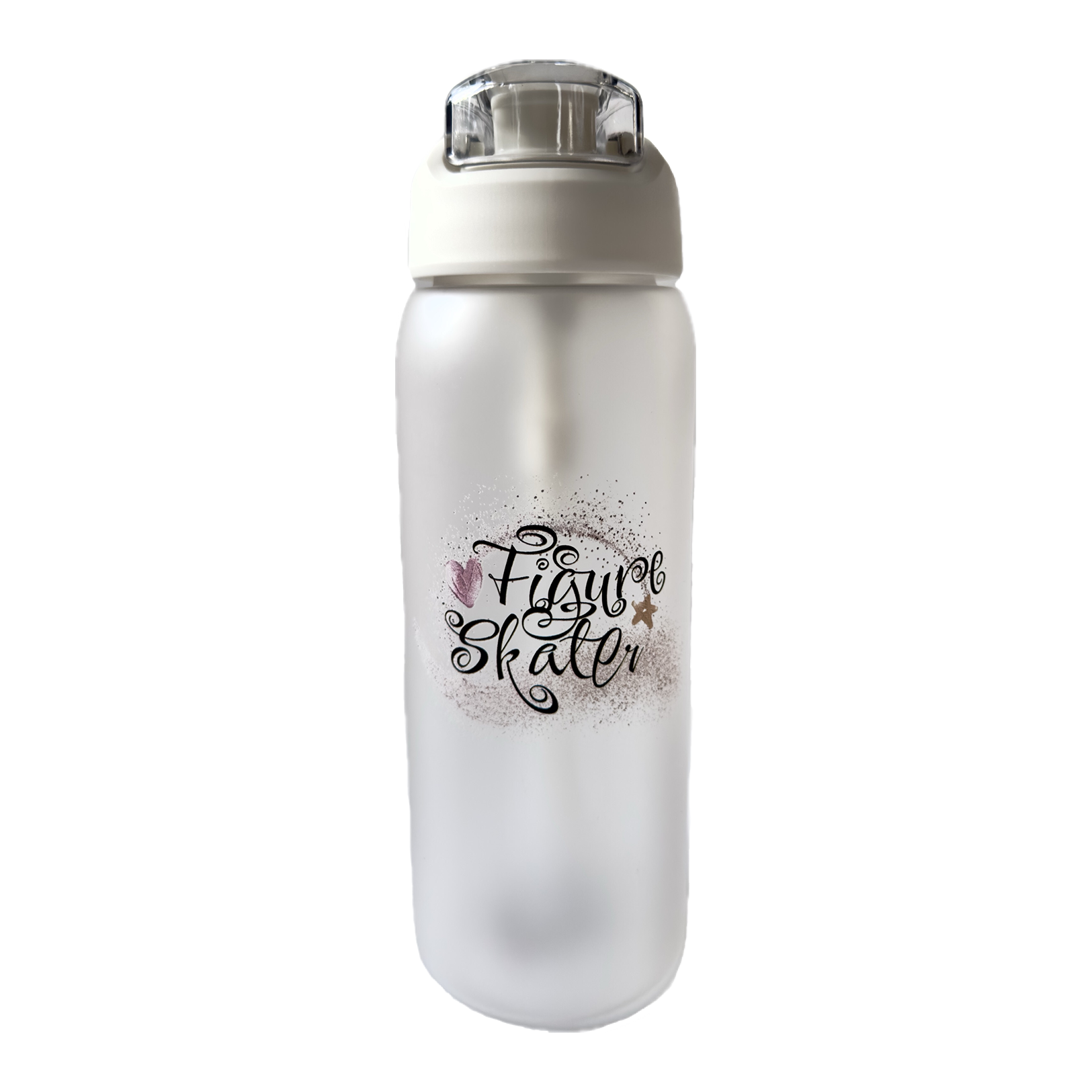 Figure Skater 780ml Portable Leakproof Sports Water Bottle Frosted