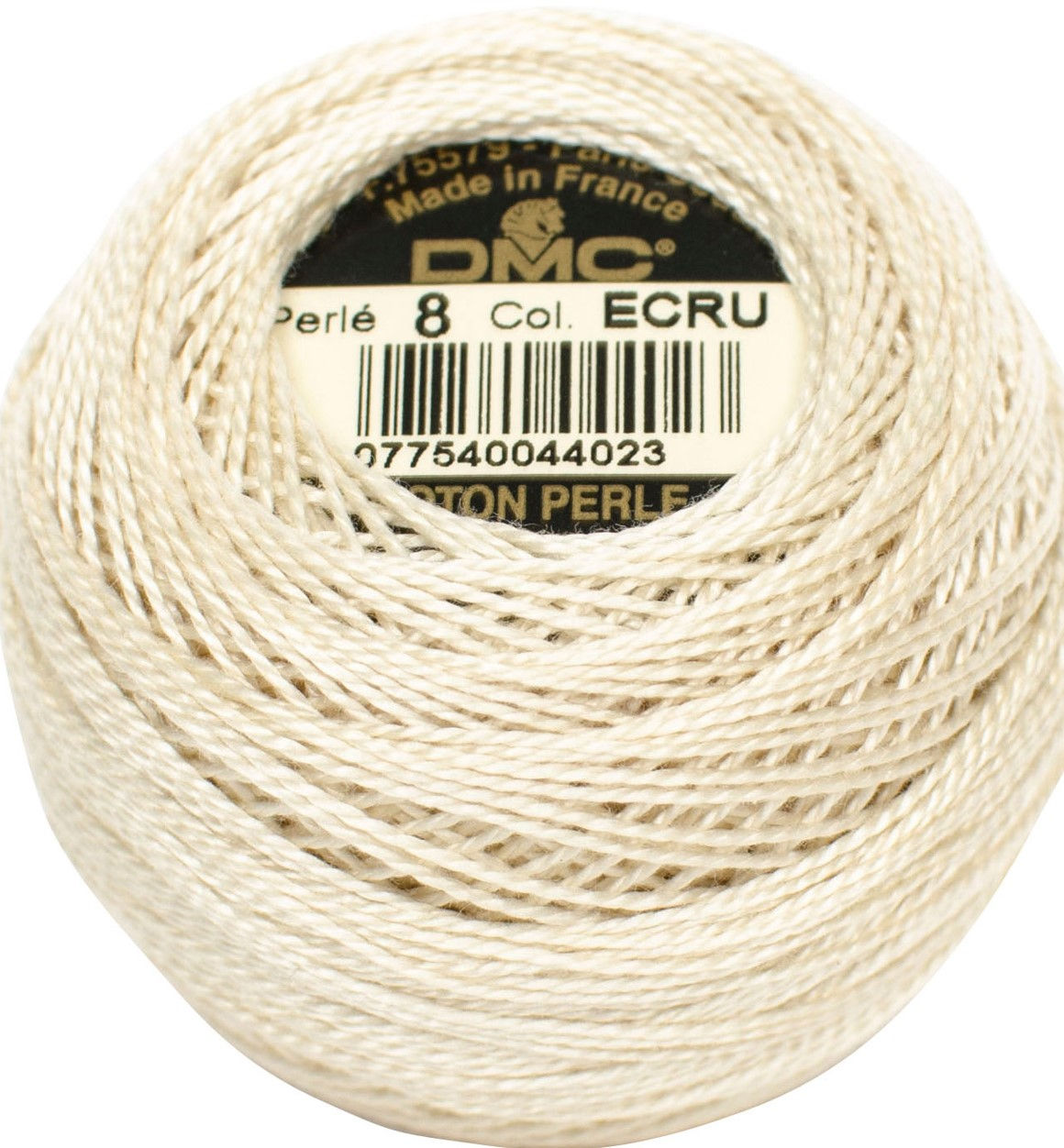 ECRU DMC Pearl 8 10g 80 Mtr Balls